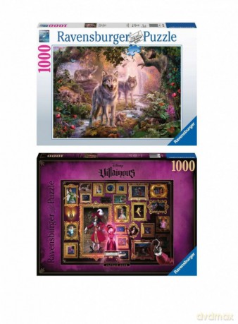 RAVENSBURGER 1000 el. Zestaw 2w1 15185 + 15022 [PUZZLE]