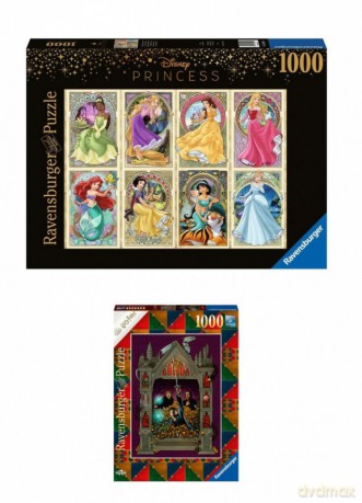 RAVENSBURGER 1000 el. Zestaw 2w1 16749 + 16504 [PUZZLE]