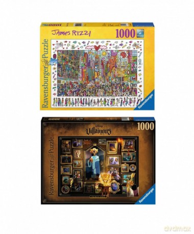 RAVENSBURGER 1000 el. Zestaw 2w1 19069 + 15024 [PUZZLE]