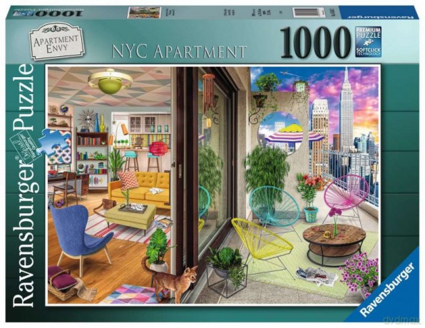 RAVENSBURGER 2D 1000 el. Apartment w Nowym Jorku [PUZZLE]