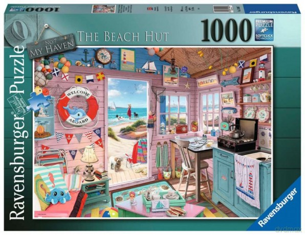 RAVENSBURGER 2D 1000 el. Chatka na plaży [PUZZLE]