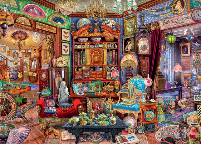 RAVENSBURGER 2D 1000 el. Gabinet skarbów [PUZZLE]