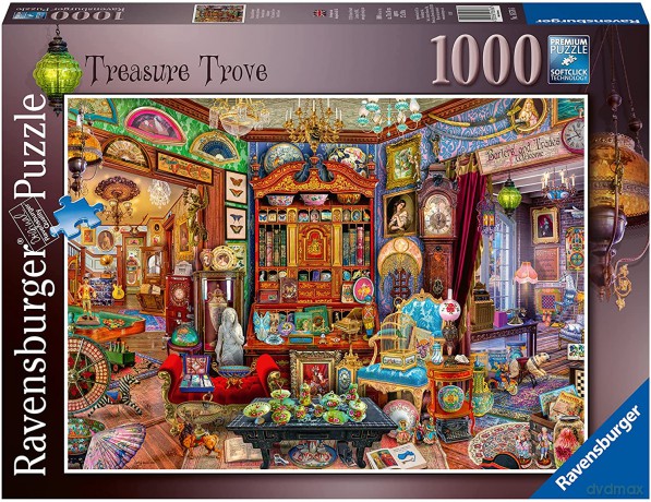 RAVENSBURGER 2D 1000 el. Gabinet skarbów [PUZZLE]
