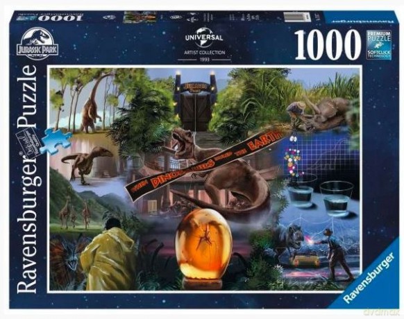 RAVENSBURGER 2D 1000 el. Jurassic Park [PUZZLE]