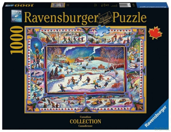 RAVENSBURGER 2D 1000 el. Kanadyjska zima [PUZZLE]