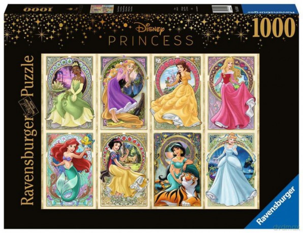 RAVENSBURGER 2D 1000 el. Księżniczka Art Nouvea [PUZZLE]