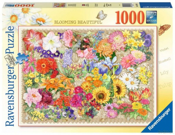 RAVENSBURGER 2D 1000 el. Kwitnące kwiaty [PUZZLE]
