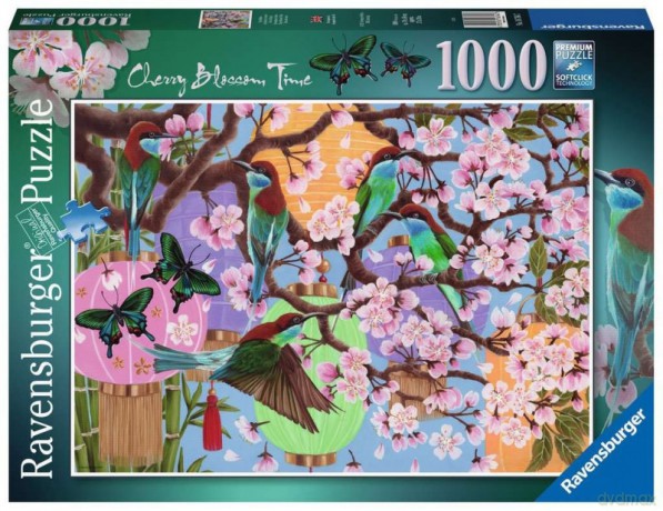 RAVENSBURGER 2D 1000 el. Kwitnące wiśnie [PUZZLE]