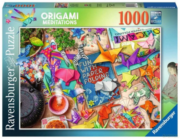 RAVENSBURGER 2D 1000 el. Medytacje z origami [PUZZLE]