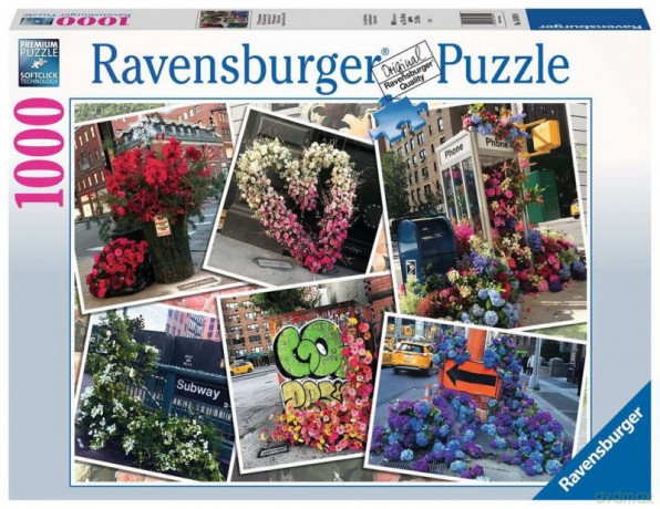 RAVENSBURGER 2D 1000 el. NYC błysk kwiatów [PUZZLE]