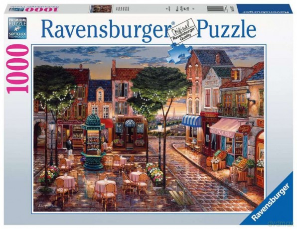 RAVENSBURGER 2D 1000 el. Paryż malowany [PUZZLE]