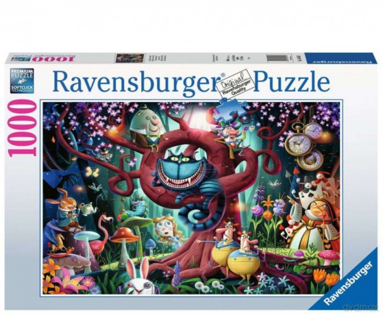 RAVENSBURGER 2D 1000 el. Prawie wszyscy są szaleni (Alicja w krainie czarów) [PUZZLE]