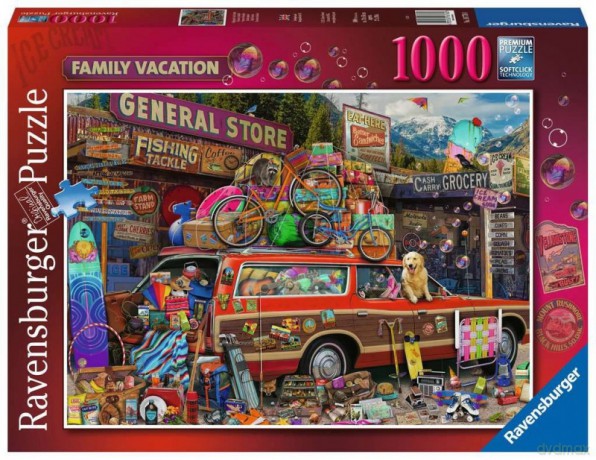 RAVENSBURGER 2D 1000 el. Rodzinne wakacje [PUZZLE]