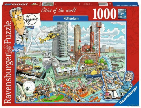 RAVENSBURGER 2D 1000 el. Rotterdam [PUZZLE]