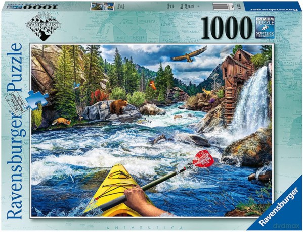RAVENSBURGER 2D 1000 el. Spływ White Water [PUZZLE]