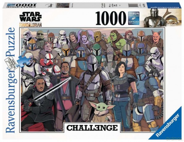 RAVENSBURGER 2D 1000 el. Star Wars Baby Yoda [PUZZLE]