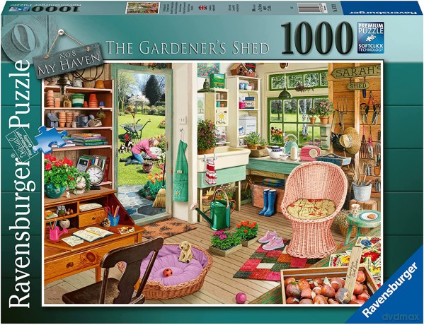 RAVENSBURGER 2D 1000 el. Szopa ogrodowa [PUZZLE]