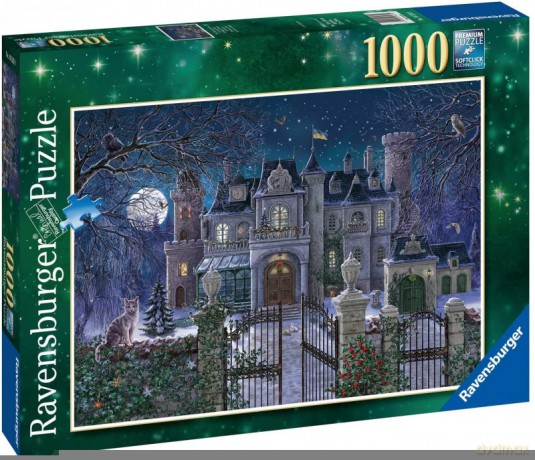 RAVENSBURGER 2D 1000 el. Świąteczna posiadłość [PUZZLE]