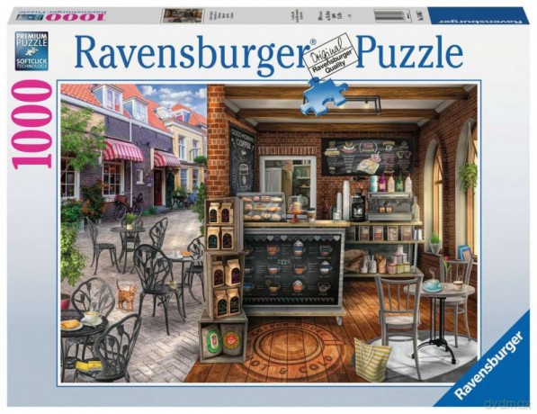 RAVENSBURGER 2D 1000 el. Urocza kawiarnia [PUZZLE]