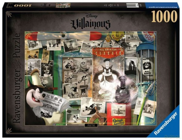 RAVENSBURGER 2D 1000 el. Villainous. Pete [PUZZLE]
