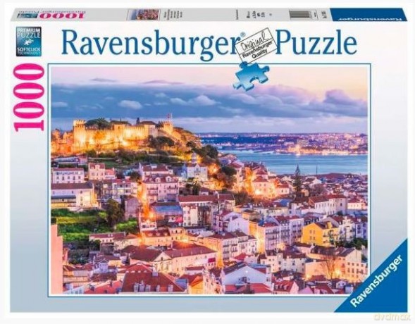 RAVENSBURGER 2D 1000 el. Vista su Lisbona [PUZZLE]
