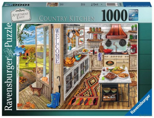 RAVENSBURGER 2D 1000 el. Wiejska kuchnia [PUZZLE]