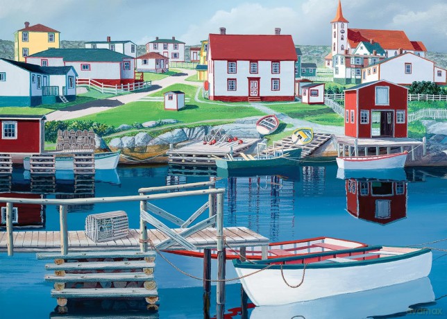 RAVENSBURGER 2D 1000 el. Zatoka Greenspond [PUZZLE]