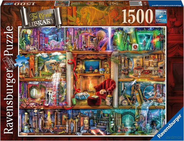 RAVENSBURGER 2D 1500 el. Bogata biblioteka [PUZZLE]