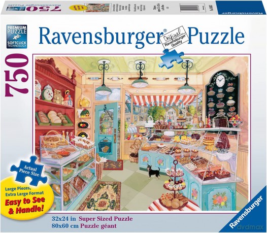 RAVENSBURGER 2D dla seniorów Piekarnia na rogu 750 el. [PUZZLE]