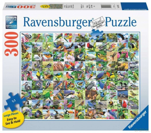 RAVENSBURGER 2D Duży Format 99 zachwycających ptaków 300 el. [PUZZLE]