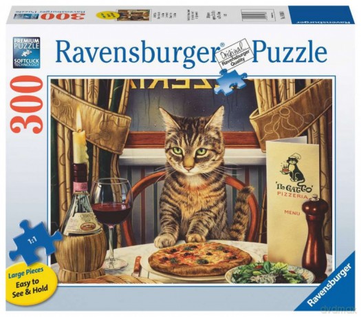 RAVENSBURGER 2D Duży Format Kolacja w pojedynkę 300 el. [PUZZLE]