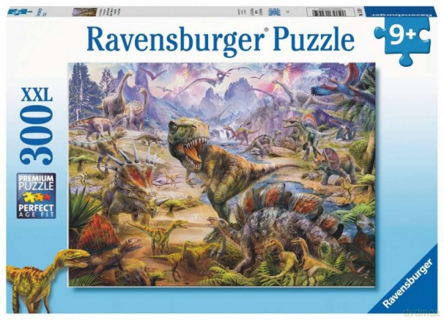 RAVENSBURGER dla dzieci 2D Dinozaury 300 el. [PUZZLE]