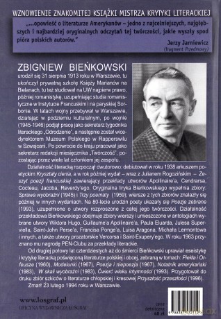 Notatnik Amerykański Szkice Literackie (twarda) - Zbigniew Bieńkowski [KSIĄŻKA]