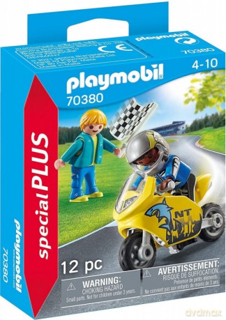 Zestaw figurek Special Plus 70380 Chłopcy z motorem wyścigowym