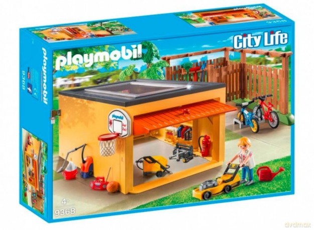 Zestaw z figurką City Life 9368 Garaż z miejscem na rower