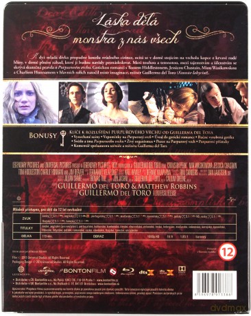 Crimson Peak: Wzgórze krwi (steelbook) [Blu-Ray]