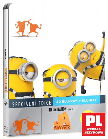 Gru, Dru i Minionki (steelbook) [Blu-Ray 3D]+[Blu-Ray]