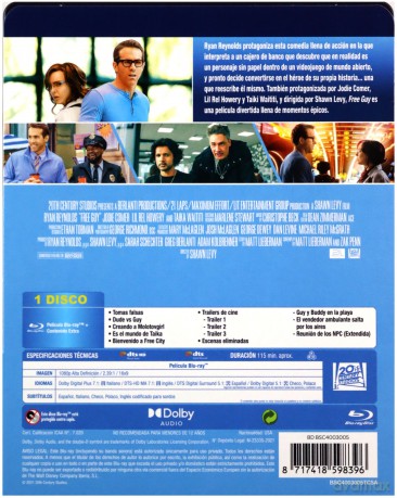 Free Guy (steelbook) [Blu-Ray]