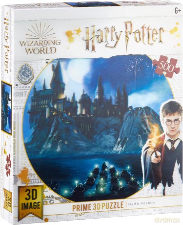 Harry Potter Hogwarts Super 3D Puzzles 500 el. (61cm x 46cm) [PUZZLE]