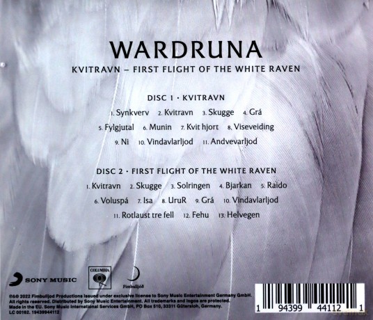 Wardruna: Kvitravn - First Flight of the White Raven [2CD]