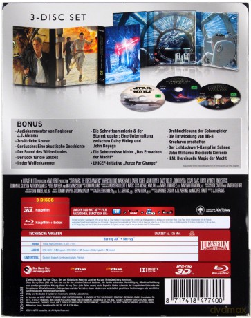 Gwiezdne wojny: Przebudzenie Mocy [Blu-Ray 3D]+[2xBlu-Ray]