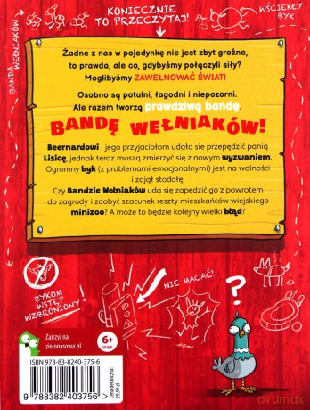 Byczy i wściekły. Banda wełniaków (Tom 2) - Nathan Luff, Chris Kennett, Ewa Kleszcz [KSIĄŻKA]