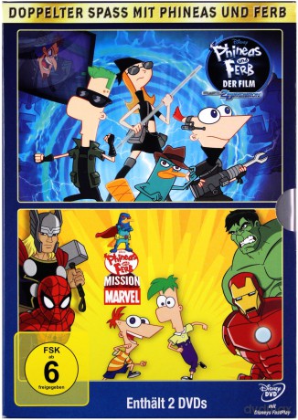 Phineas and Ferb: Mission Marvel / Phineas and Ferb the Movie: Across the 2nd Dimension (Fineasz i Ferb / Fineasz i Ferb: Podróż w drugim wymiarze) [2DVD]