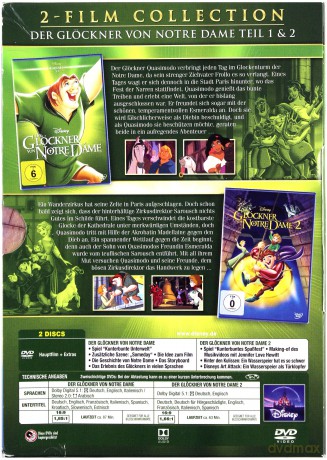 The Hunchback of Notre Dame 1-2 (Dzwonnik z Notre Dame 1-2) (Disney) [2DVD]
