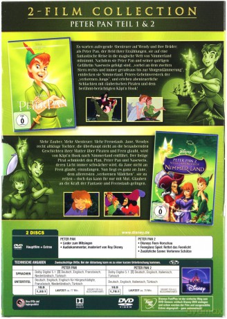 Peter Pan / Return to Never Land (Piotruś Pan / Piotruś Pan 2: Wielki powrót) (Disney) [2DVD]
