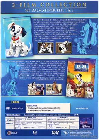 One Hundred and One Dalmatians / 101 Dalmatians II: Patch's London Adventure (101 dalmatyńczyków / 101 dalmatyńczyków II: Londyńska przygoda) (Disney) [2DVD]