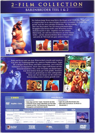 Brother Bear 1-2 (Mój brat niedźwiedź 1-2) (Disney) [DVD]