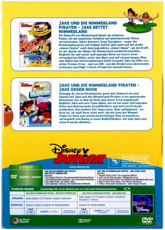 Jake and the Never Land Pirates vol. 4-5 (Jake i piraci z Nibylandii) (Disney) [2DVD]