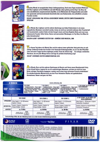 Toy Story 1-4 [BOX] [4DVD]