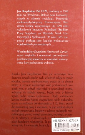 Wiezienna Szansa - Jan Dezyderiusz Pol [KSIĄŻKA]